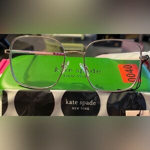 Kate Spade Pink and Gold Eyeglasses